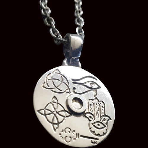 MYE Tetragrammaton Witch's Knot Silver 2.5 cm 9g Art 1343 5