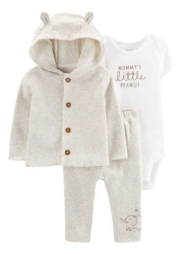 Carter's Original 3-Piece Set: Bodysuit, Cardigan, and Pants 0