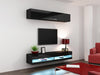 Eslovenia Muebles Mesa De Tv Con Luces Led Rack 0