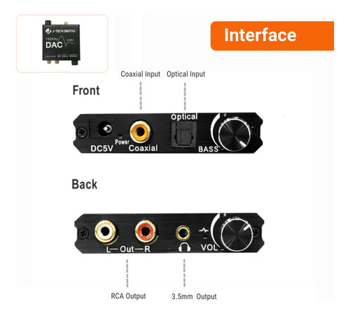 J-Tech Digital Jtd Conversor De Audio 2