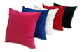 Set of 4 Solid Color Cushions 50x50 Decorative Pillow Case + Filling 13