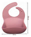 Waterproof Silicone Bib with Containment Pocket for Babies 35