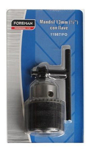 Foreman 13 Mm Drill Chuck With Key 0