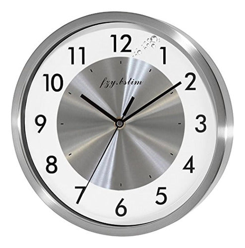 Fzybstim Non Ticking Silent Wall Clock Decorative Quartz Reloj 0