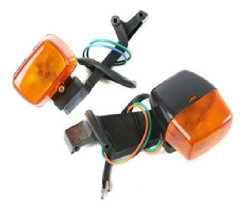 Juego Farol De Giro Delantero Y Trasero Motomel Xplora 250 1