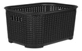 Set of 10 Large Rattan-like Plastic Organizing Boxes 53x33x29 6