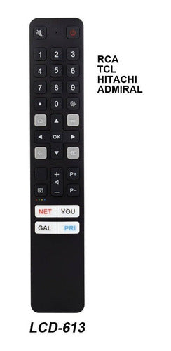 Hitachi TCL RCA Hyundai LCD613 Remote Control 1