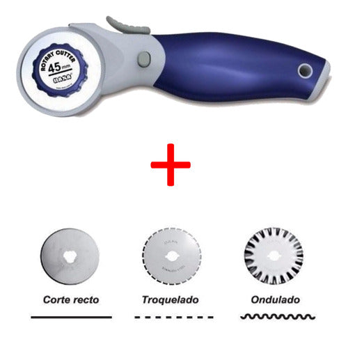 Cutter Circular Cuchilla Guillotina + Ondul + Troquel Combo 1