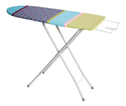 Adjustable Metal Ironing Board 91x30cm with Iron Rest 28