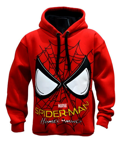 Viva la Pepa Spider-Man Double Print Super Fleece Premium Hoodie 0