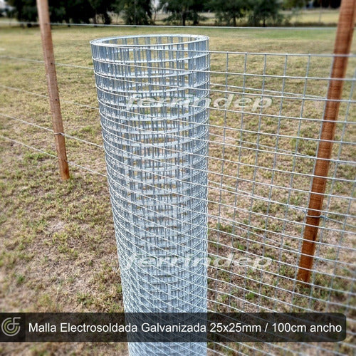 Welded Mesh 25x25mm 1m Height 10m Metal Wire Mesh Roll 1