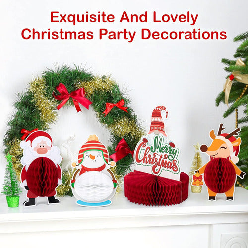 Mocoosy Christmas Table Centerpieces Decoration Pack X 12 4