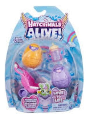 Spin Master Hatchimals Alive 2 Figures with Stroller and Accessories 0