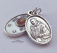 Father Pio Medal With 22mm Italian Zamak Relic 3