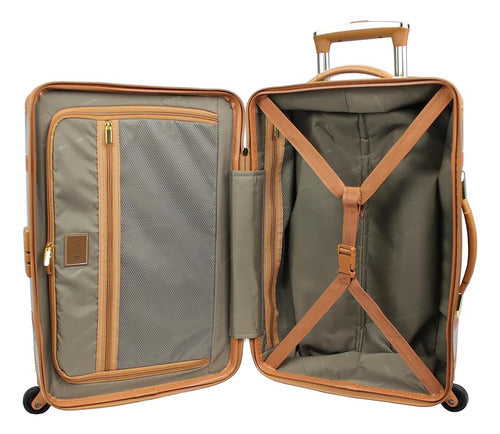 World Traveler Gatsby Vintage Style Hardside Carry-On Retro 3