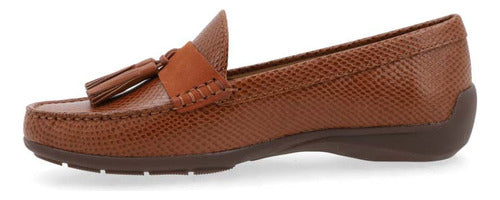 Pasqualini Mocasin Mar Cognac Para Dama 2