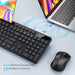 Marvo Wireless Keyboard and Mouse Combo - Ergonomic 2.4G 3