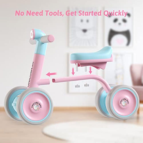 Baby Balance Walker Bike Para Niños Pequeños: 4 2