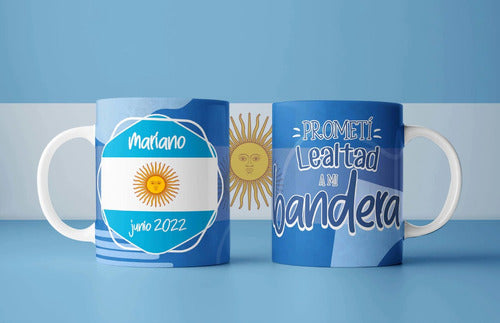 Sublismall Tazas Dia De La Bandera Juramento | Por Mayor X 20 3