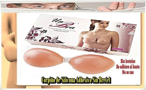 Silicone Adhesive Bra Enhancer Without Straps - Villa Urquiza 0