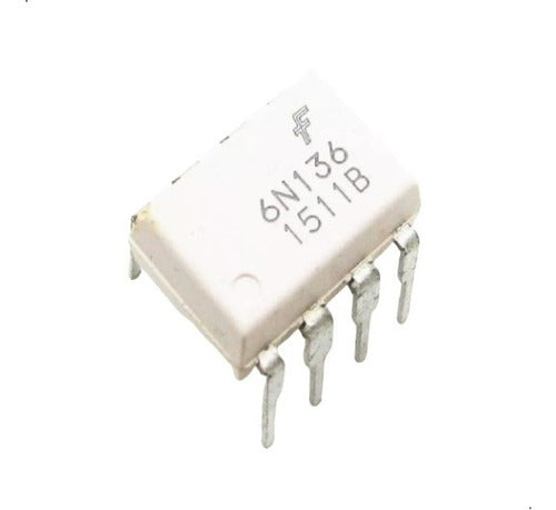 TecnoliveUSA Acoplamiento Fotoeléctrico 6n136 136 Dip8 Ic 0