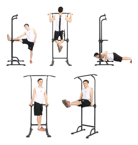 Soges Power Tower - Multifunctional Pull-Up and Dip Station 5