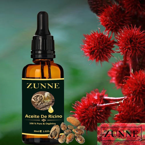 Zunne 100% Pure & Organic Cold-Pressed Castor Oil 1