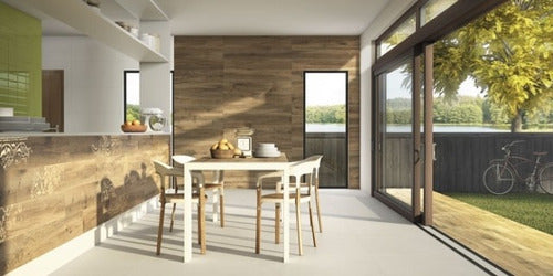 Eliane Porcelanato Madera Satinado Piso 19x120cm Sobreiro Natural 6