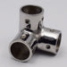 Stainless Steel Riel 3 Vías - Corner Fitting for 7/8" Tube 0