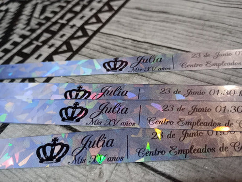 LBGecreaciones Holographic Party Bracelets x 180 3