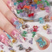 Kawaii Nail Decoration Mini Iridescent Resin Bears x 10 pcs 3