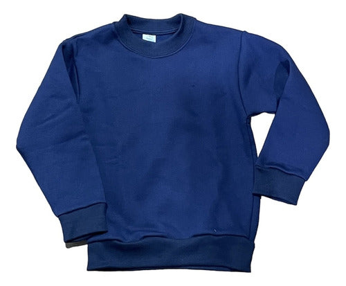 Recreate Uniformes Buzo Colegial Friza - Solid Blue 10-12-14 0