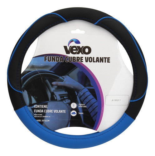 Vexo Cubrevolante (Diam.38) Cool Line Negro/Celeste 0