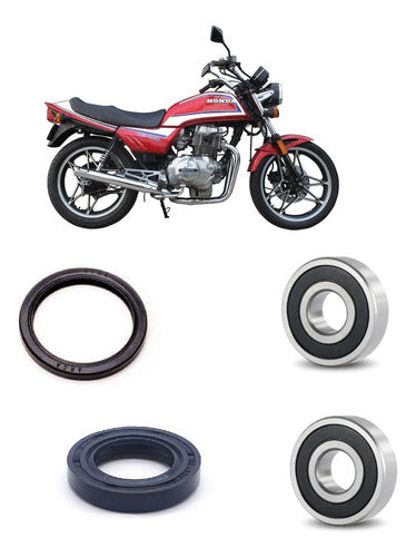 Rolamentos Roda Dianteira Honda Cb450 Kit 0