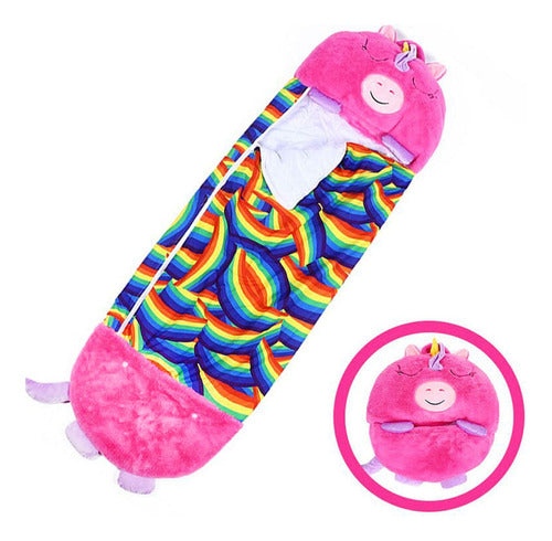 Generica Unicornio 3 In 1 Plush Sleeping Bag 145x60 Cm (Size M) 5