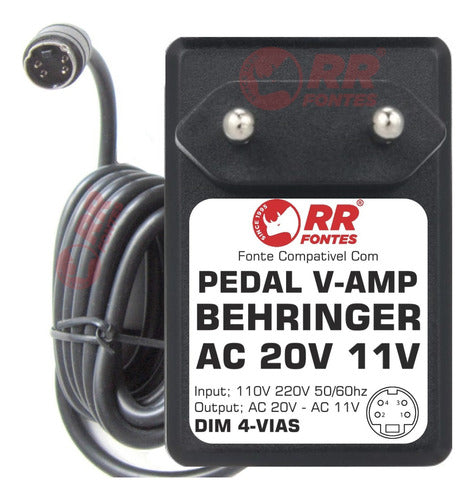 Fonte Omega Behringer V Amp Vamp Vamp 2 Vamp 3 Lx1b Dfx69 2