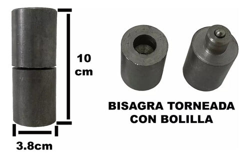 DSM Bisagra Torneada Trafilado Ø 38 2