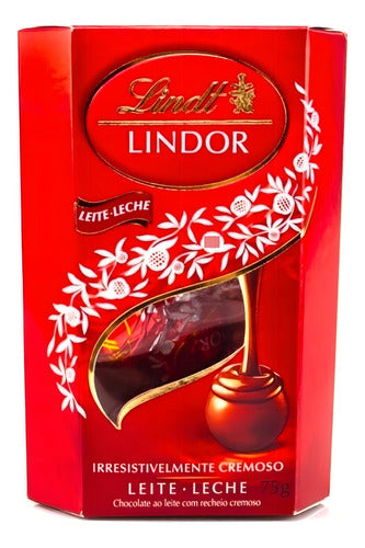 Lindt Suiza Lindor Bombones Milk Pack 6 X 75grs 0