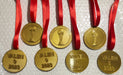 Medalla Mundial Qatar 2022- Solo Frente -personalizable- X10 1