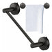 Toallero Con Ventosa Para Baño Negro Mate - 41.8cm 0