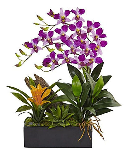 Nearly Natural N/adendrobium Orchid & Bromeliad Dendrobium O 0