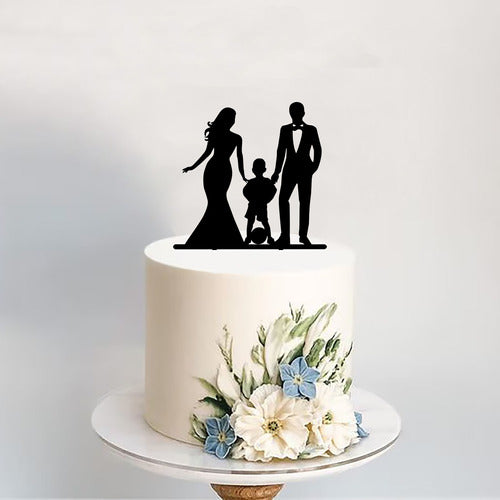 Cake Topper Adorno Torta Casamiento Boda Niño Pelota 2