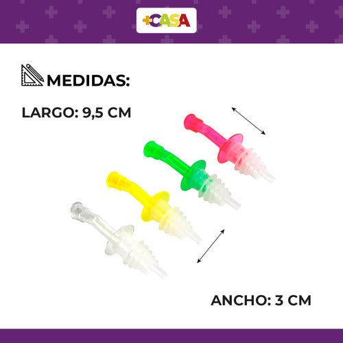 Mas Casa Set X 4 Picos Para Botella New Home 0412 Sr 2