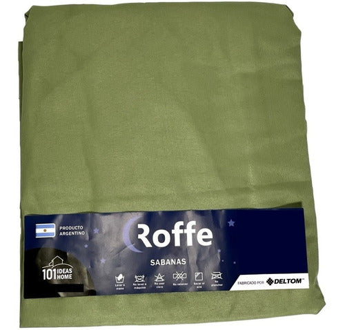 Pack of 3 Adjustable Queen Size Sheets 220 X 240 Cm - Roffe 61