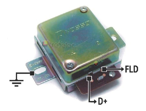 Regulador Voltaje Alternador 12v Mercedes Benz 911 1114 1521 1