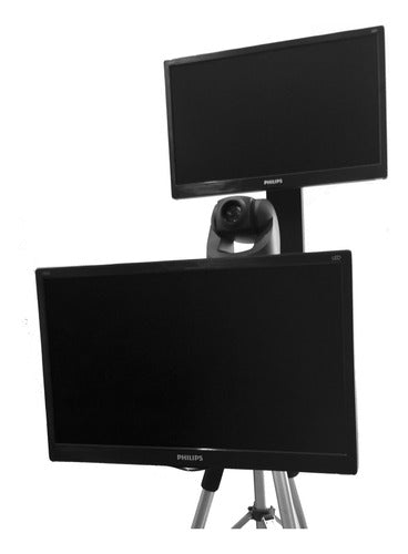 Teleprompter Pro Hemon Câmeras Robóticas Ptz 100 Duo Sm 1