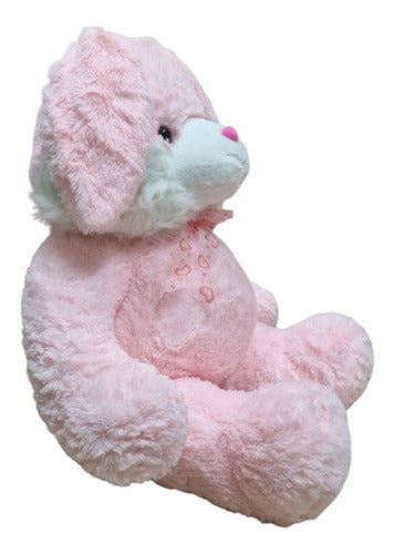 Giant 90cm Pink Rabbit Plush with Bow 1