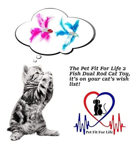 Pet Fit For Life 2 Pez Y Pluma Teaser Y Ejercitador Para Gat 1