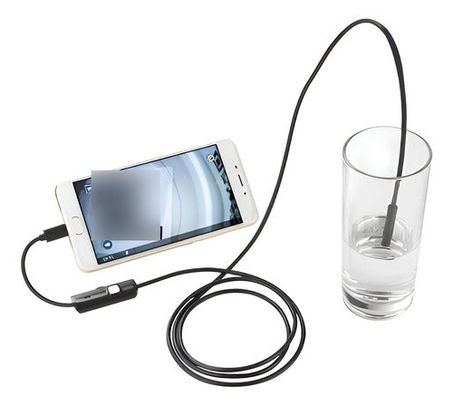 DELUX BAZAR Endoscopic Camera 5m Android Endoscope Borescope Cell Phone 0