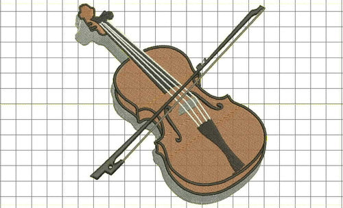 Violin Embroidery Patterns - Digital Formats - J.A.R. Designs 0